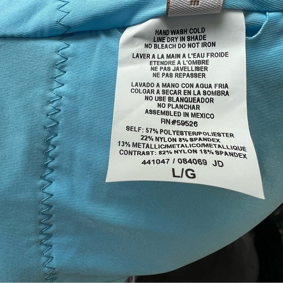 New BECCA Women’s Joshua Tree One Piece Swimsuit Plunge Neck Corset Size Large - Picture 8 of 9